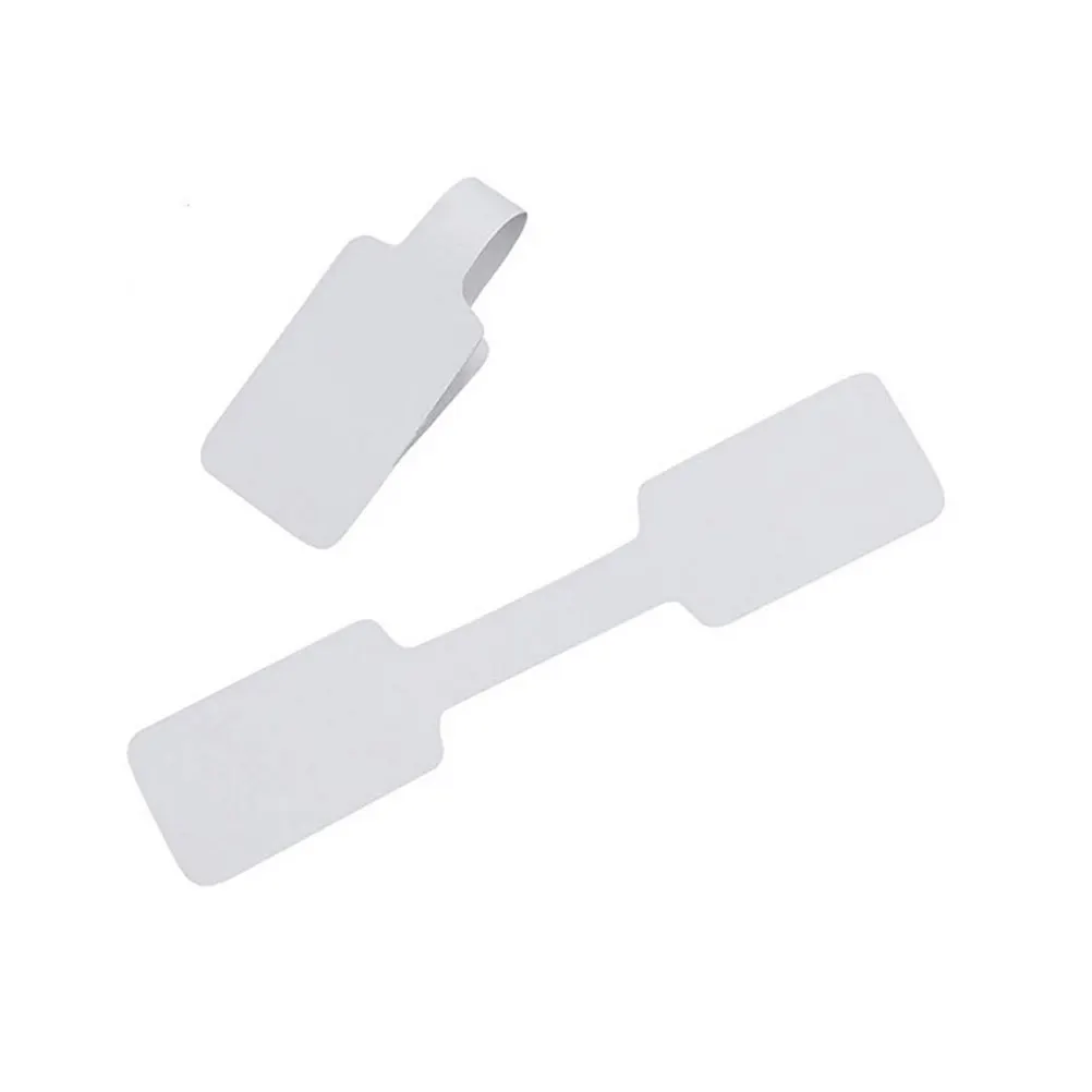 

200Pcs Stylish Blank Adhesive Price Tags for Jewelry Display Rings Necklaces Bracelets Craft Projects Wedding Favors Gift Labels