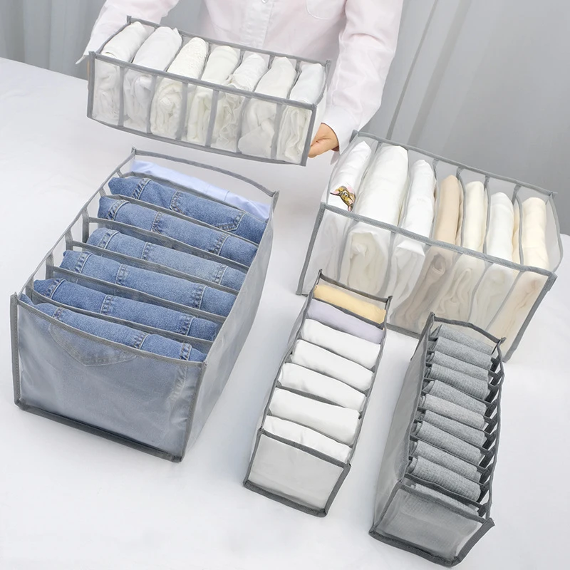 

Clothes organizer Pants, clothes, jeans, storage box, wardrobe, clothes organizer, underwear, underwear, socks, handicraft compa