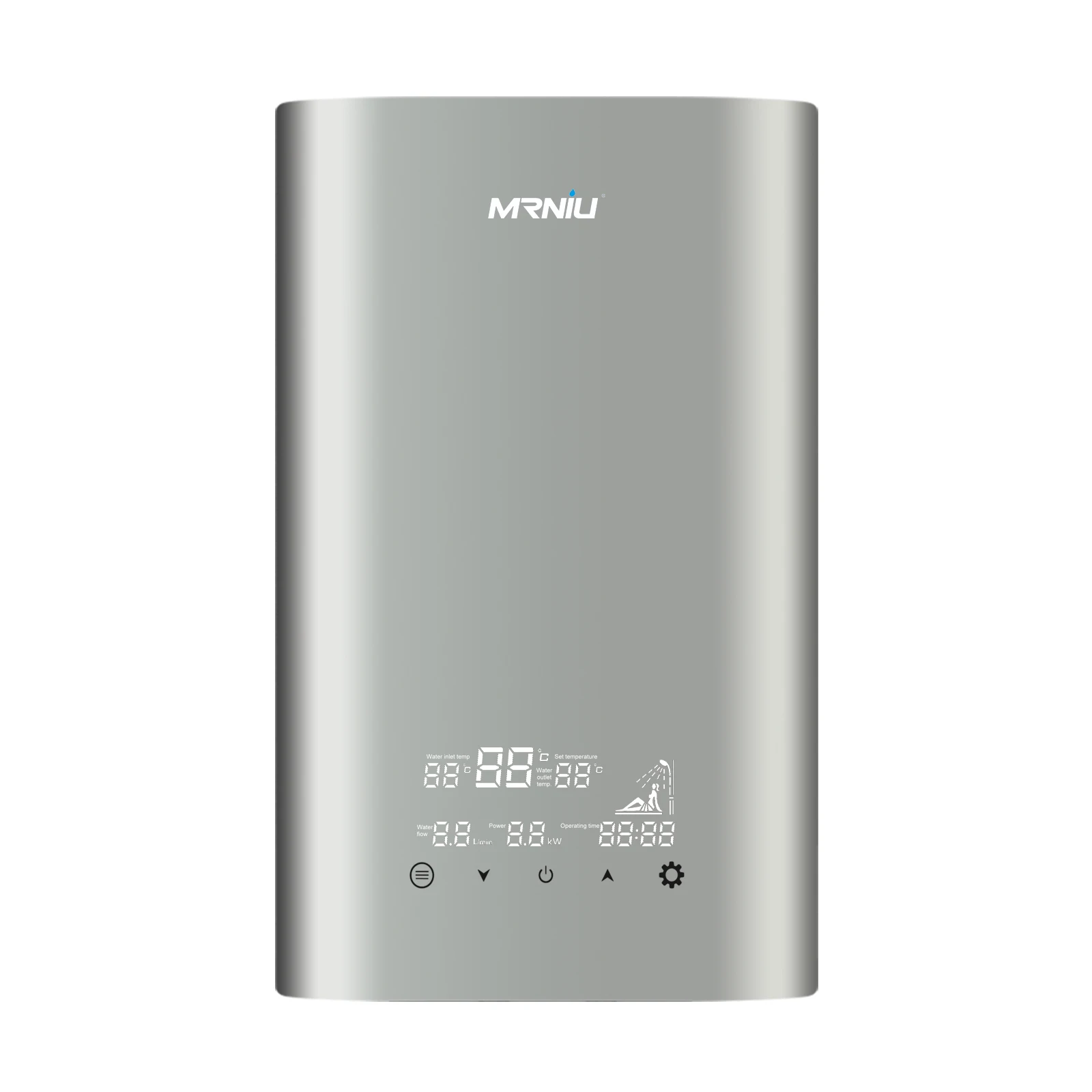 

AI 220V Instant Electric Water Heater Household Intelligent Voice Control Bath Fast Heat Large Amount Water For Shower Bathroom