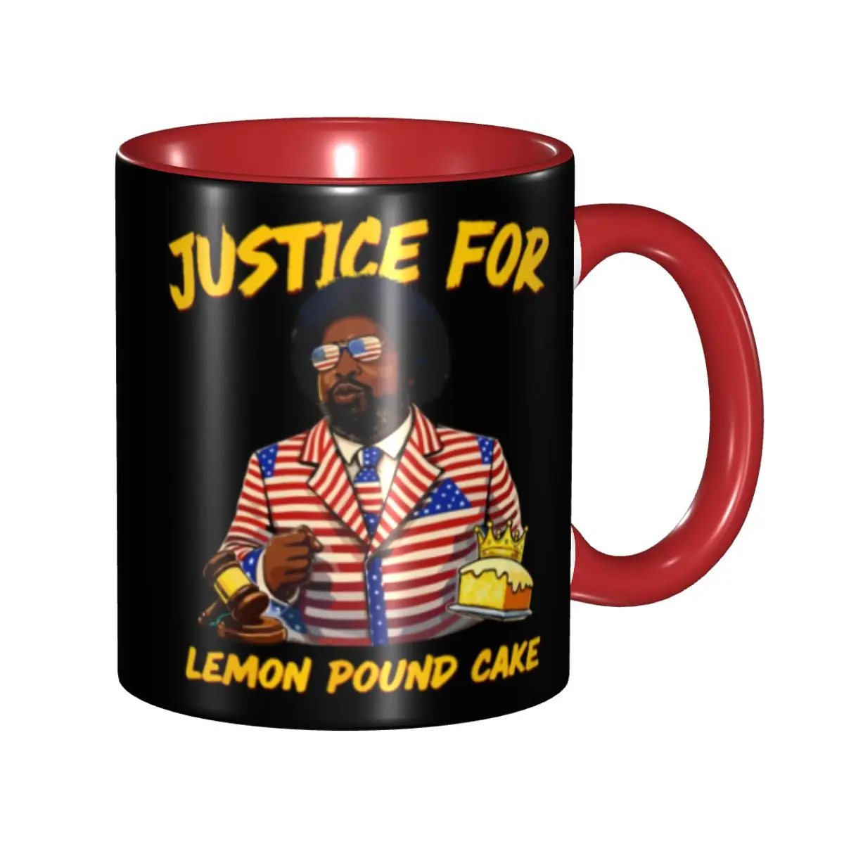Afroman Justice For Lemon Pound Cake Mug Kawaii Coffee Cup Gift For Friends