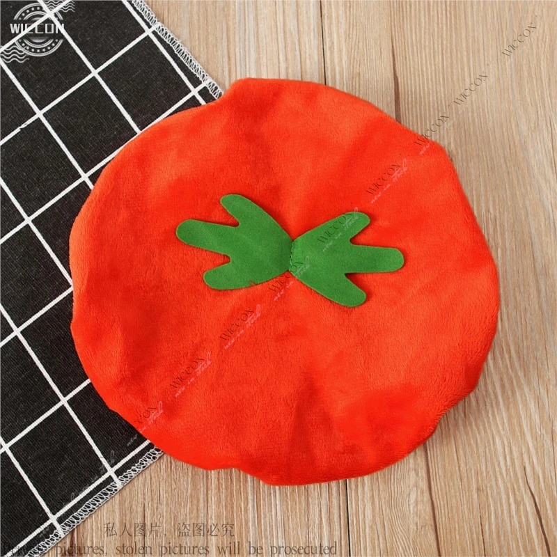 민소매 할로윈 호박 코스튬, 귀여운 아기 상의 및 모자, 어린이 세트, 할로윈 파티, 소년 소녀 카니발, 70-120