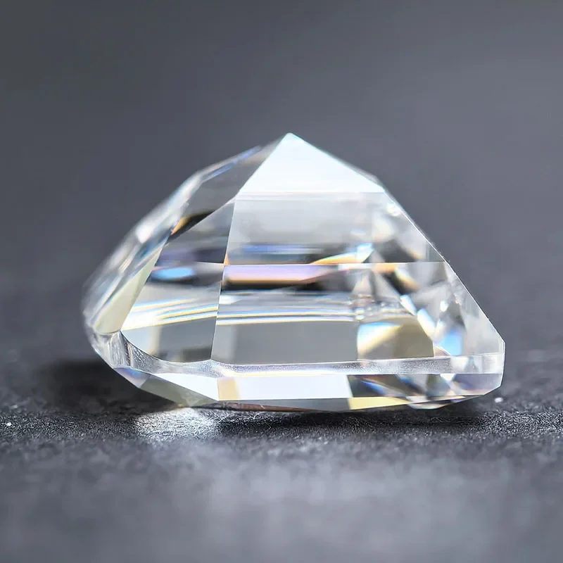 

Форма листа Муассанит Камень Белый Цвет Специальная Огранка Очаровательные Бусины Для DIY Изготовления Ювелирных Изделий Кольца Браслет с Сертификатом