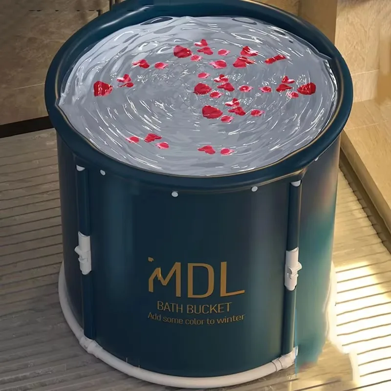 Foldable Miniature Bathtubs Portable Bathroom Kids Small Bath Adults Bathtub Hot Cold Baignoire Pliable Abulte Home Furniture