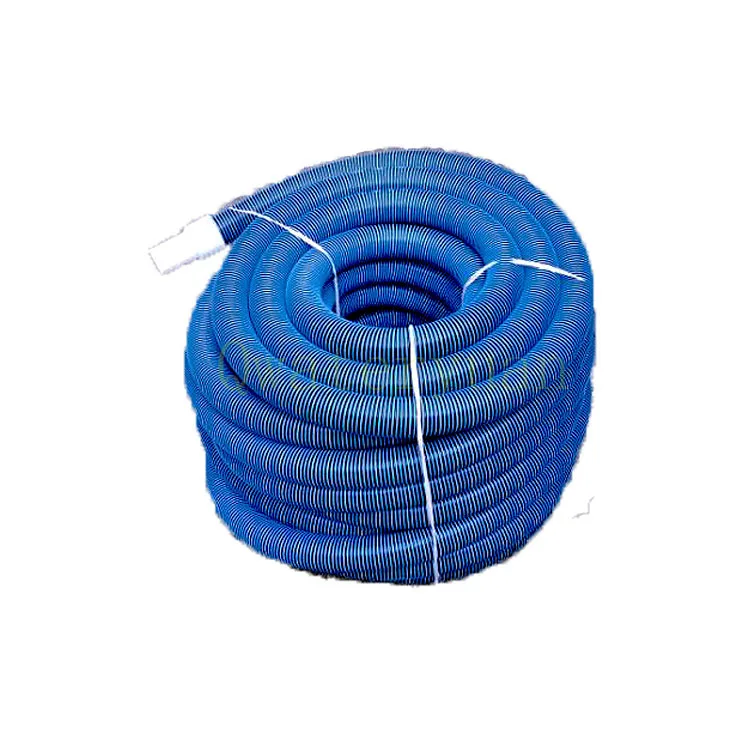 Swimming Pool Fish Pond Suction Hose Self Floating AB Double Color Thickened 15m 30m Dust Suction Pipe Pond Cleaner