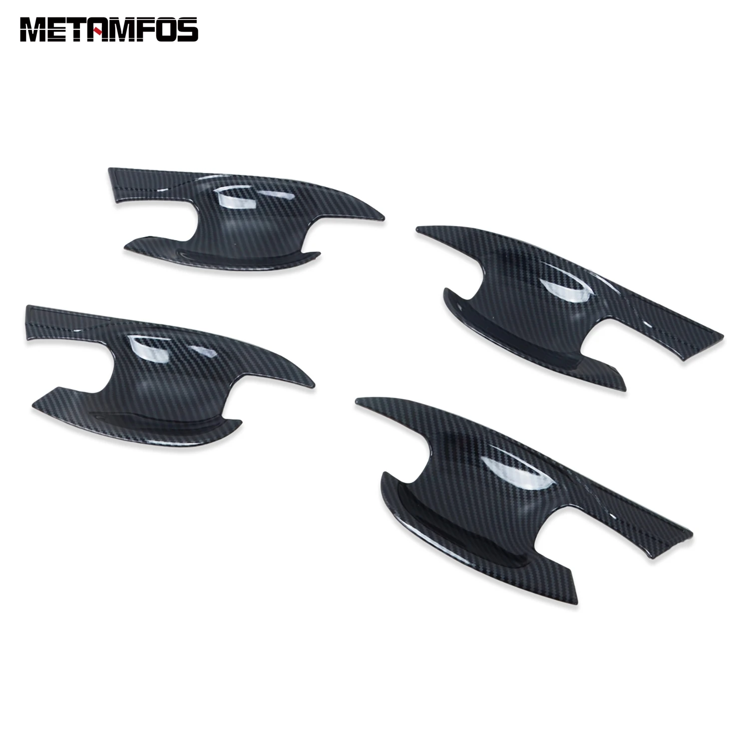 For Subaru Outback 2020-2023 2024 2025 Carbon Fiber Side Door Handle Bowl Cover Trim Protector Exterior Accessories Car Styling - view 6