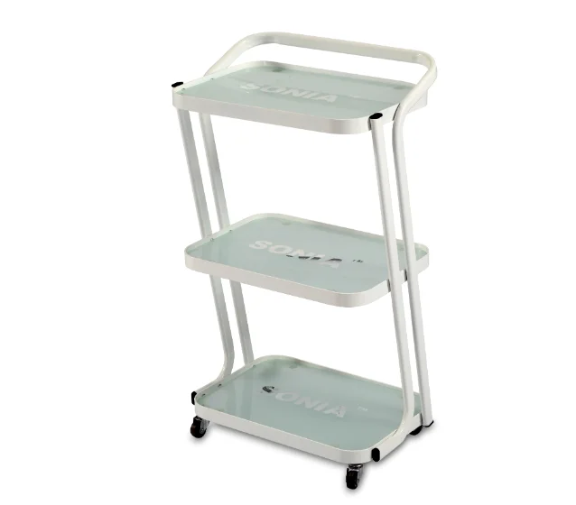 Dedicated barber trolley for hair salons, multi-functional and easy to use, suitable for barber shops and hair salons