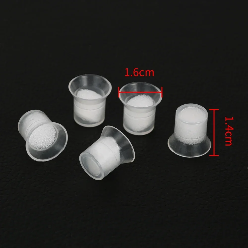 50pcs Sponge Ring Cups Microblading Eyebrow Lip Tattoo Pigment Ink Holder Replacement Cup Permanent Makeup Accessories