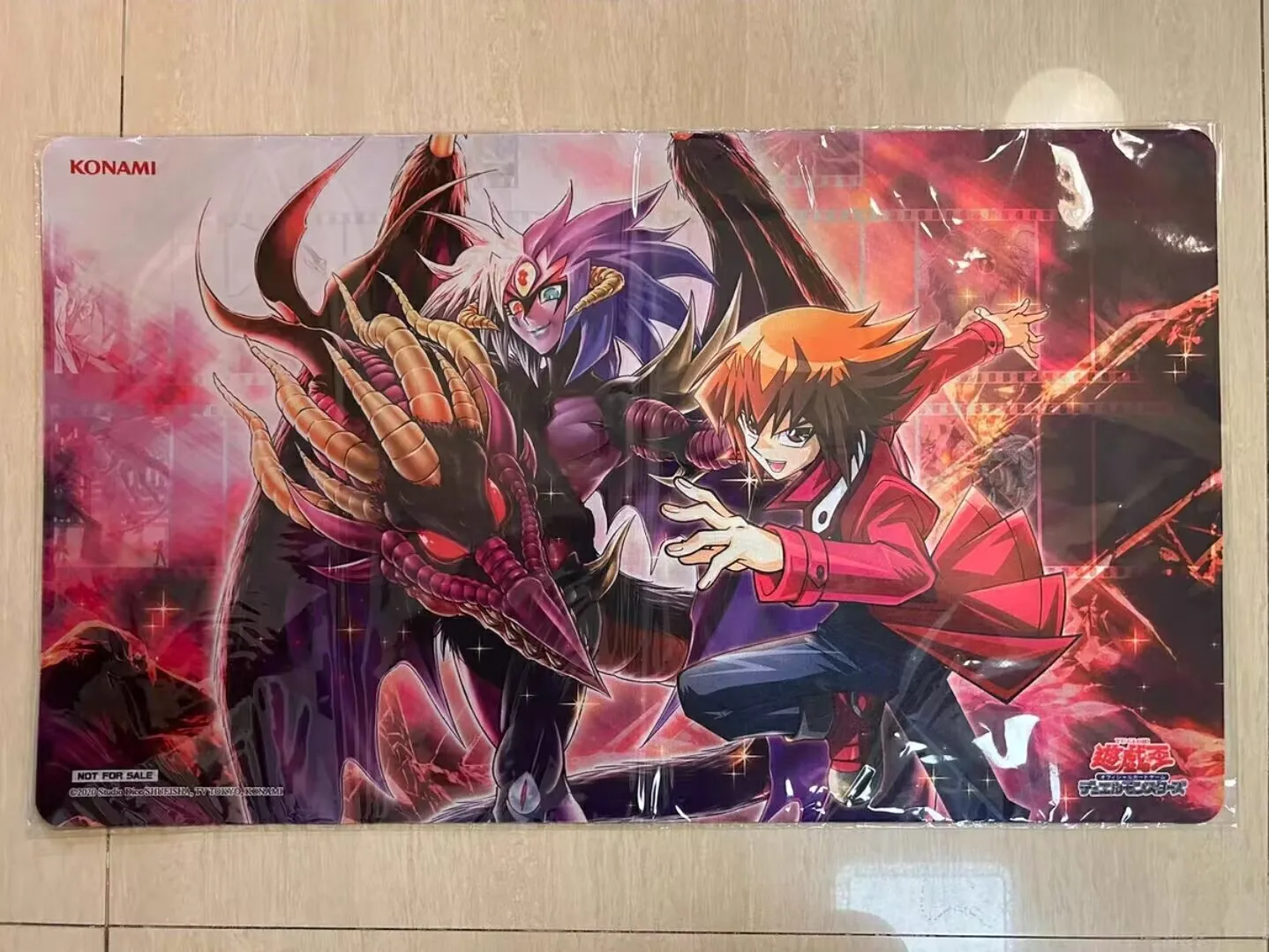 Yugioh KONAMI Duel Monsters Yubel The Loving Defender Forever Jaden Yuki Collection Official Playmat Mat Table Play Pad