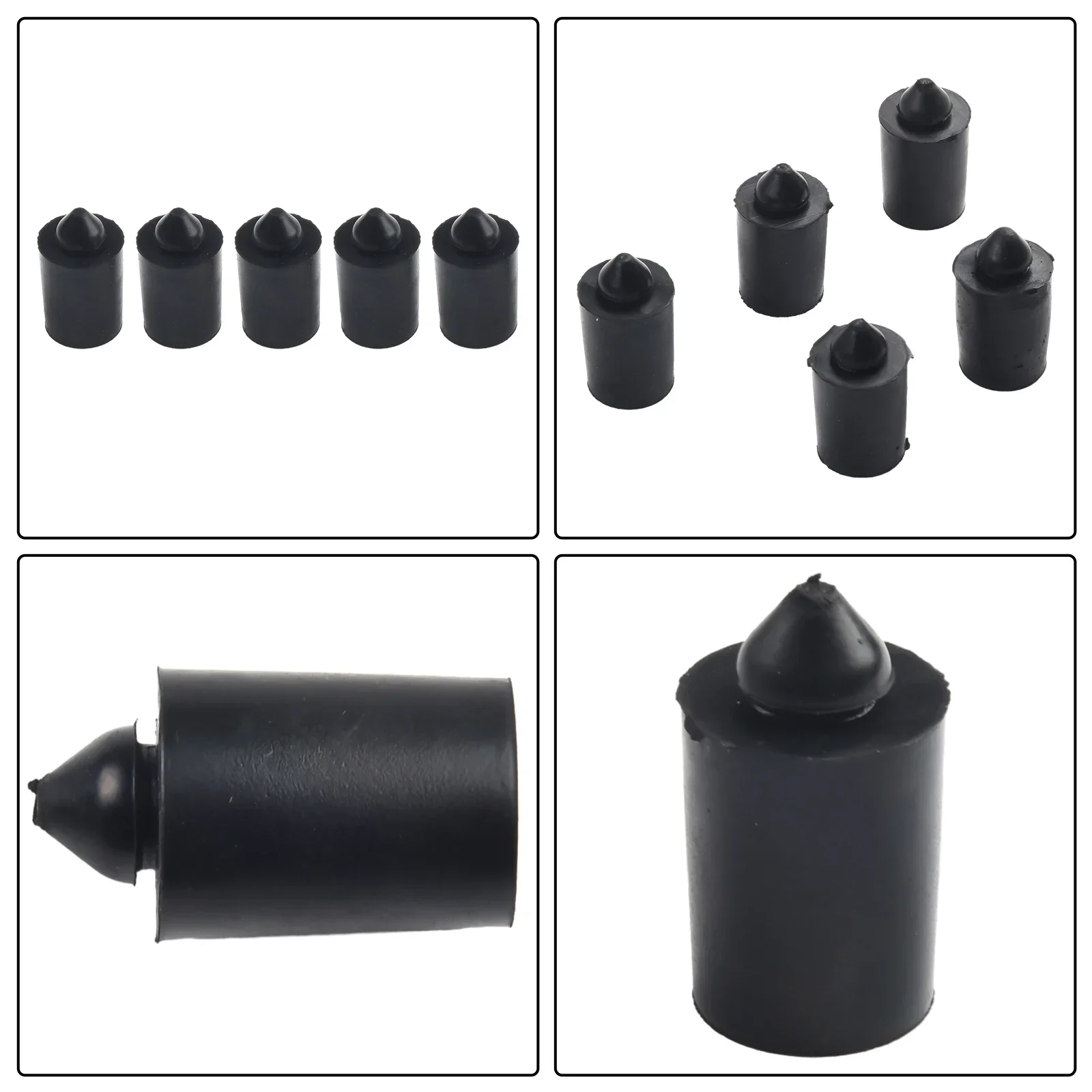 5Pcs Rubber Buffer Bumper Set For Nissan Car Trunk Lid Protection Suitable For Hood And Luggage Compartment Lid