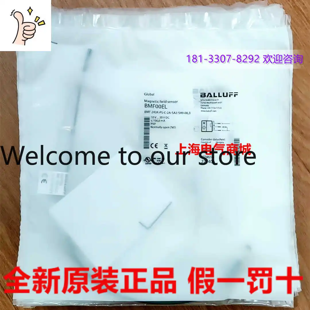 2026 2026 Balluff C-slot Magnetic Switch BMF 243K-PS-C-2A-SA2-S49-00, 3 Spot BMF00EL