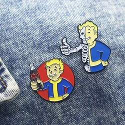 Classic Game Figure Metal Brooch Cartoon Little Boy Decorate Badge Send Friend Fans Boutique Medal Gift pin