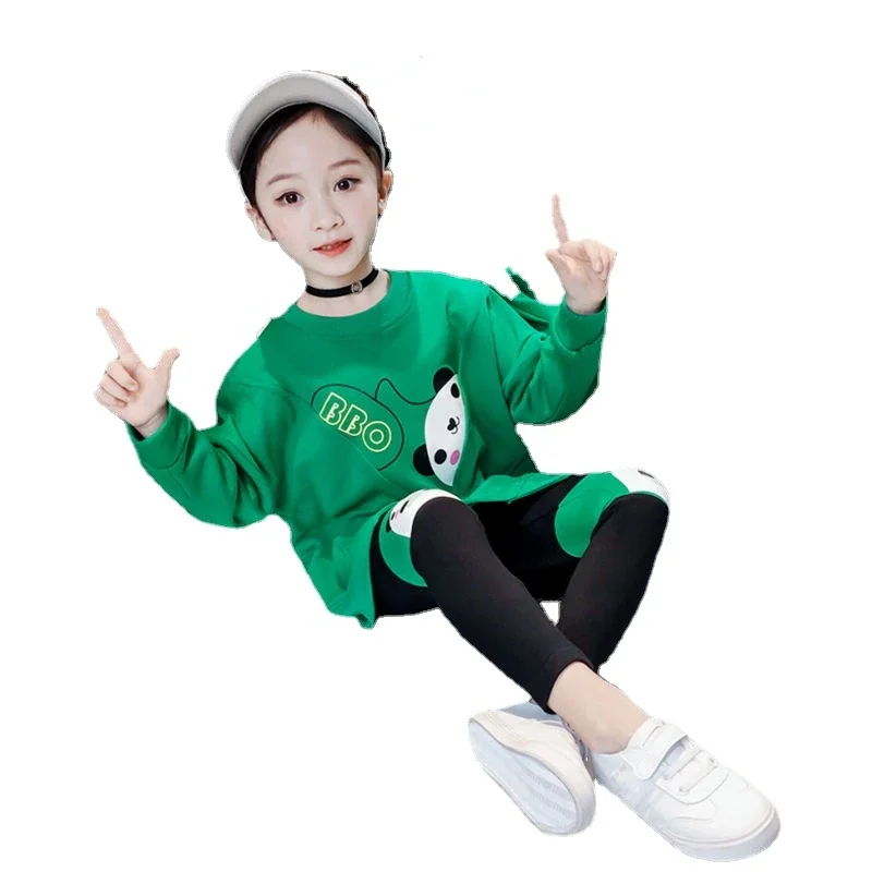 مجموعات أزياء نمط جديد ملابس طفلة ملابس الأطفال 11 10 9 8 7 6 5 3 2 12 سنة الفتيات الربيع والخريف الدعاوى 2025 #6