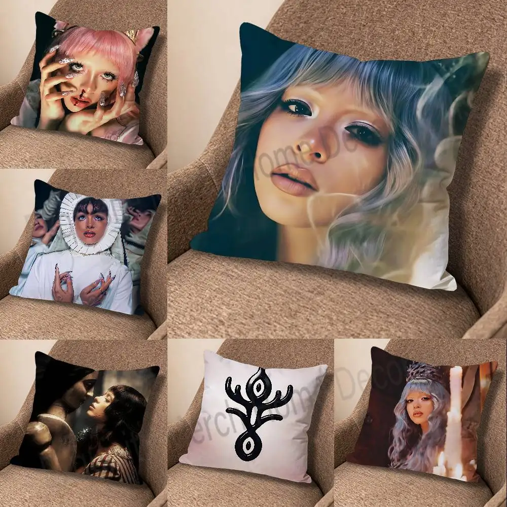 M-Melanie M-Martinez Hades Cartoon Pillow Cover, 4K HD Printed Cushion Cover case with Various Exquisite Patterns