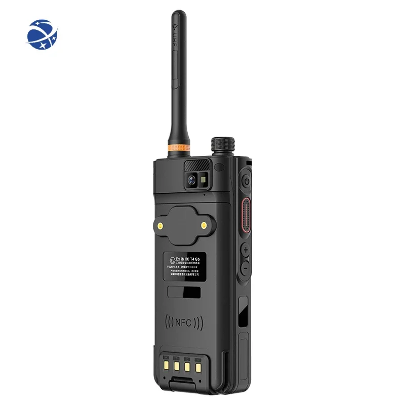 Android 10 Dual Sim 4G LTE handhold mobilephone phone walkie talkie Rugged Phone Walkie Talkie