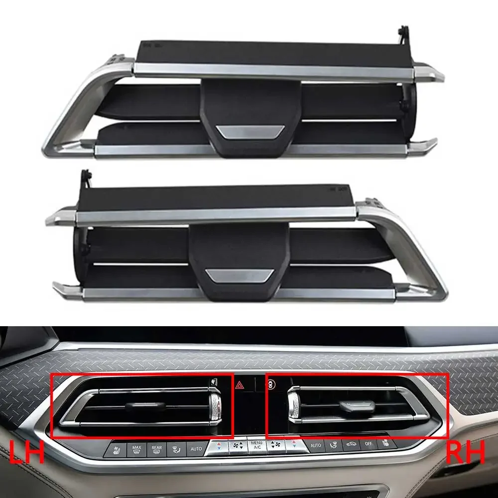 

Center Console A/C Vent Dash Air Outlet Conditioner Grille Slider Clip Trim Repair Kit For BMW X5 G05 X7 G07 19-23 X6 G06 20-23