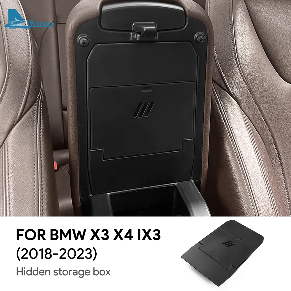 Car Armrest Hidden Storage Box for BMW X3 G01 iX3 X4 G02 2018 2019 2020 2021 2022 2023 Interior Modification Auto Accessories