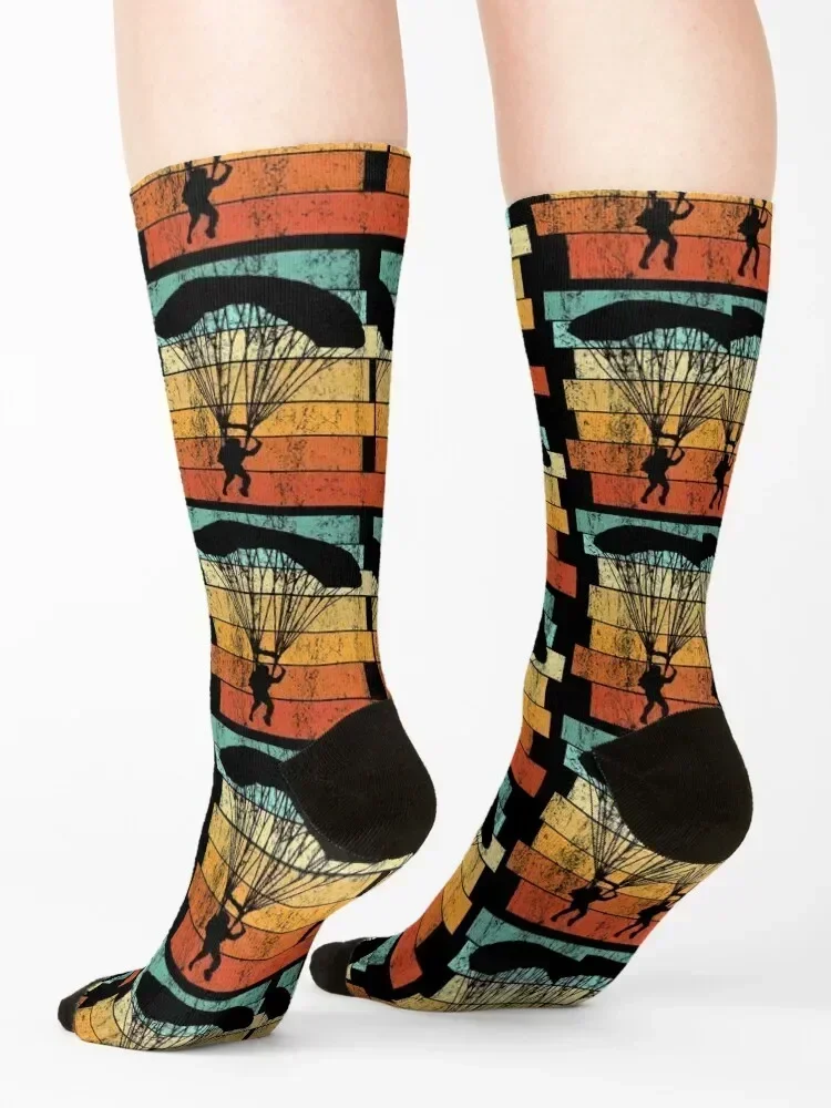 Paragliding Vintage Socks set Novelties sport designer brand Women's Socks Men's