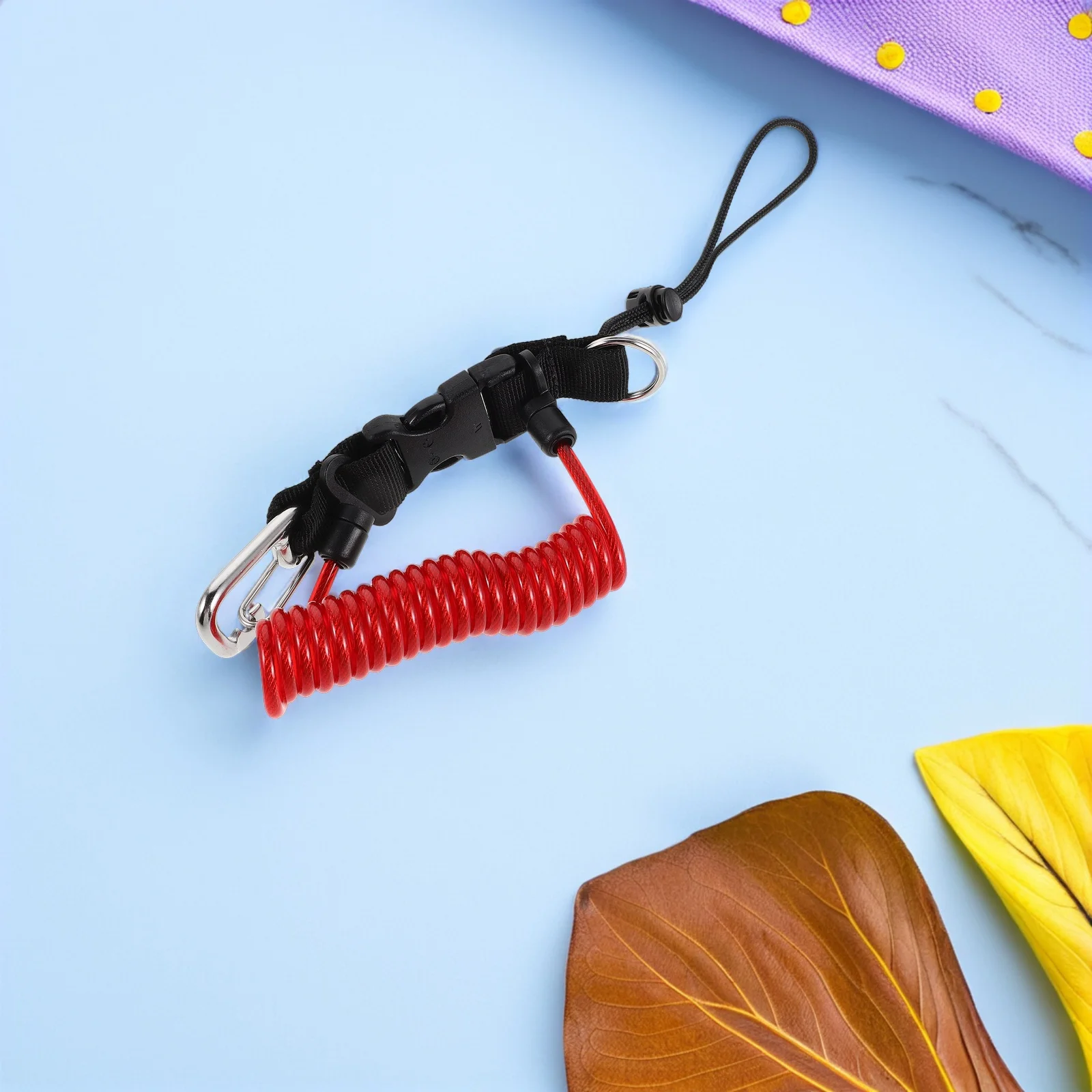 حبل غوص مع توصيل آمن للسحب التلقائي لحماية الكاميرا تحت الماء، حبل غوص مضاد للفقدان #6