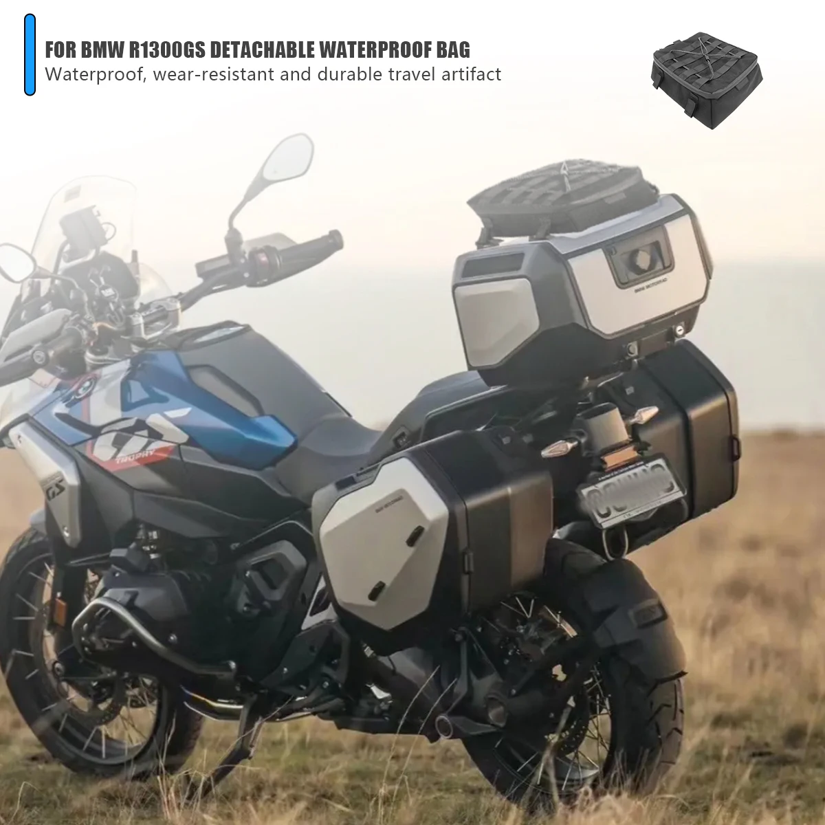 

Сумки для инструментов для BMW R 1300 GS Vario Top Case R1300GS R1300 GS R1300GS Нейлоновая сумка Водонепроницаемая дорожная верхняя коробка Аксессуары для мотоциклов