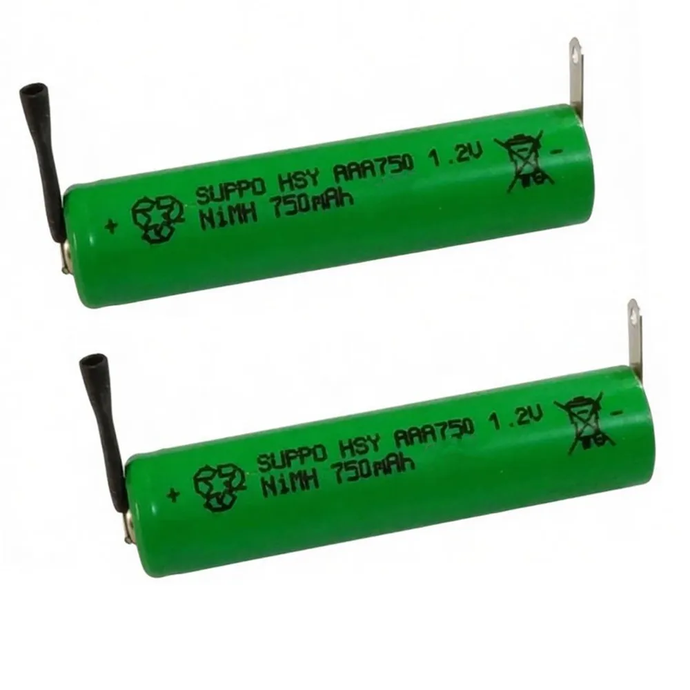2PCS/Lot 1.2V 750mAh HSY-AAA0.75-PHP Battery for Philips HQ888 S510 S331 HQ853 S511 YQ318 S330 PQ188 PQ195 PQ227 Shaver Razors
