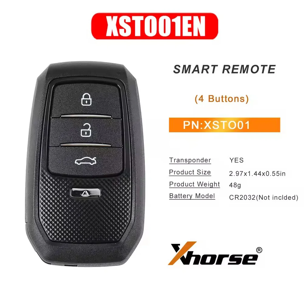 

Xhorse XSTO01EN Универсальный пульт дистанционного управления, авто ключ TOY.T, умный ключ для Toyota XM38, поддержка 4D 8A 4A «все в одном»