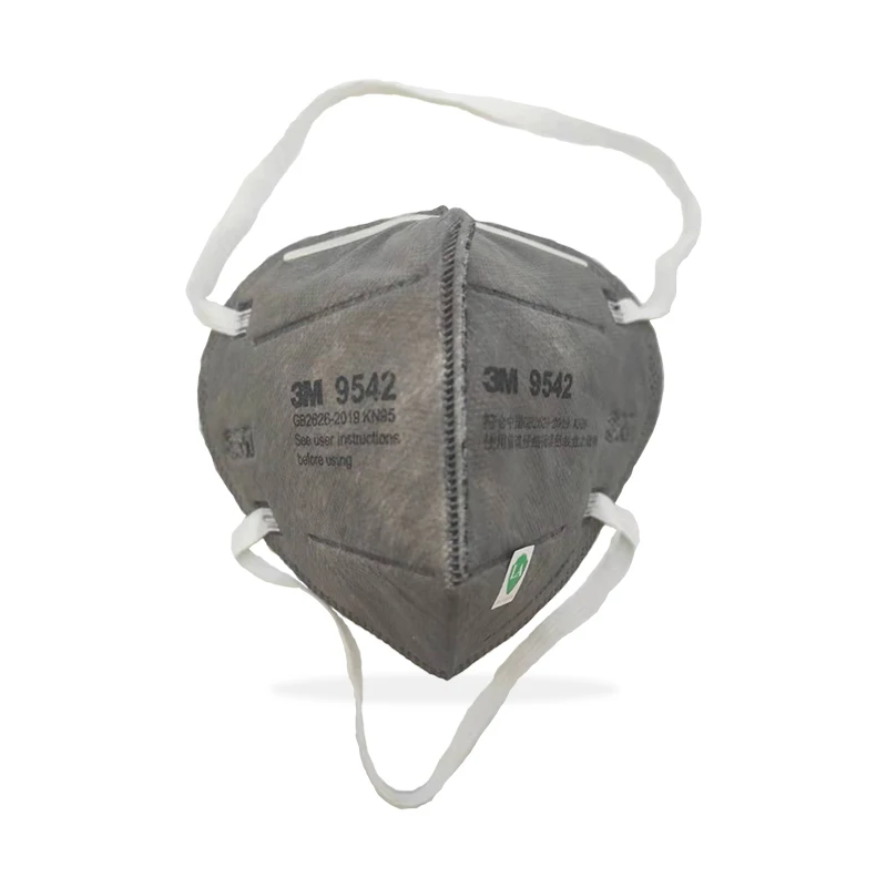 3M 9542 KN95 Dust Mask Activated Carbon Virus Mask Disposable Particulate Respirator Individual Pack 3M Authentic Mask GM003