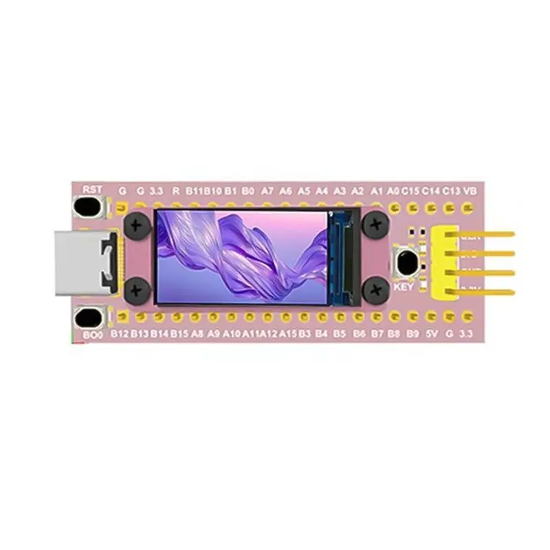 

ABKI-STM32F103C8T6 Development Board 80X160 0.96 Inch LCD TFT Color Screen Display STM32 Microcontroller Module With LED