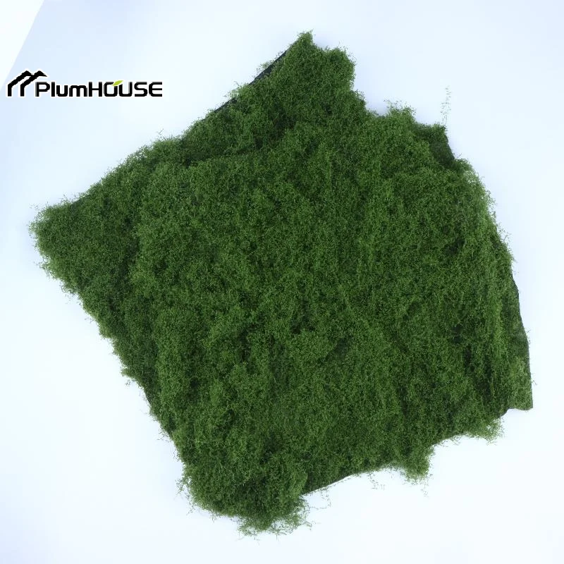 1Pcs Durable No Watering Fake Moss Lawn Lifelike Realistic Simulation Moss Sheet Living Room DIY Artificial Grass Rug