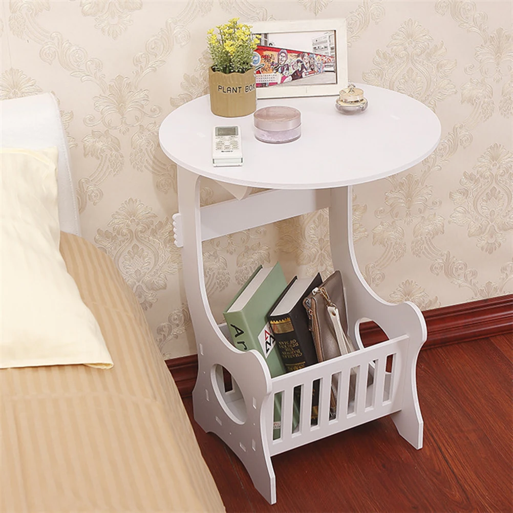 

Coffee Tray Sofa Bed Side Table Couch Stand End Tables Mini Coffee Table Modern Living Room Round Table Side Bedroom Balcony Lei
