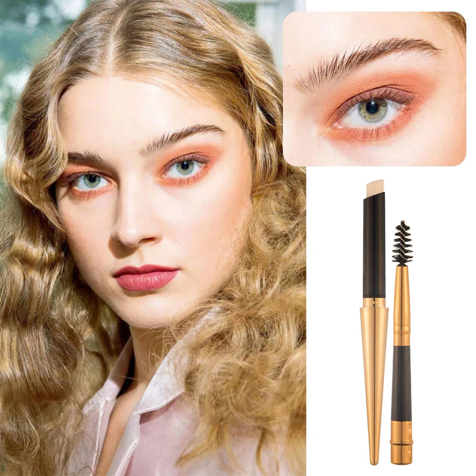 Styling EyebloggGel Transparent Sourcils pour Femme, Sourcils, Avertir, Imperméable, Longue Durée, Brosse 3D, Cosmétiques