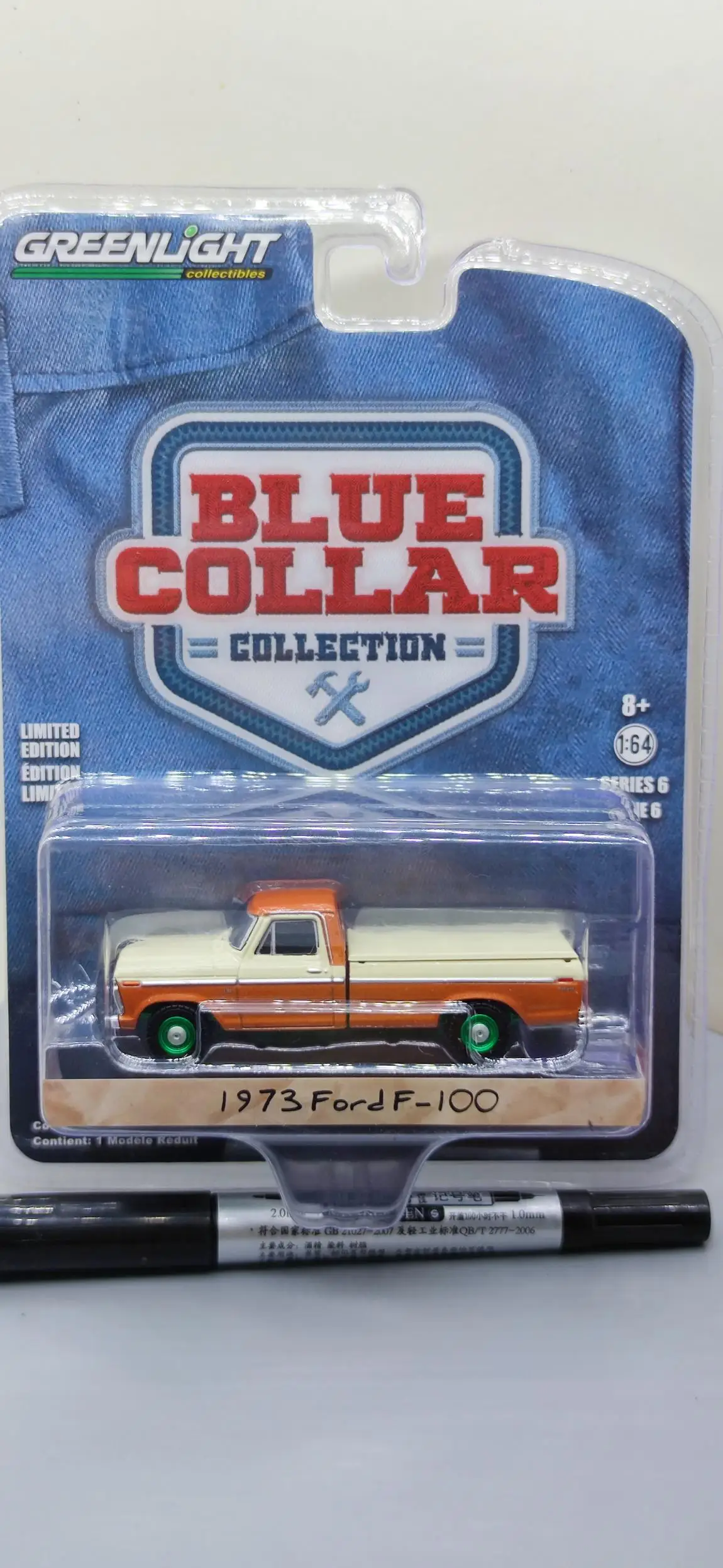 

1:64 1973 FORD F-100 Green machine version Diecast Metal Alloy Model Car Toys For Gift Collection