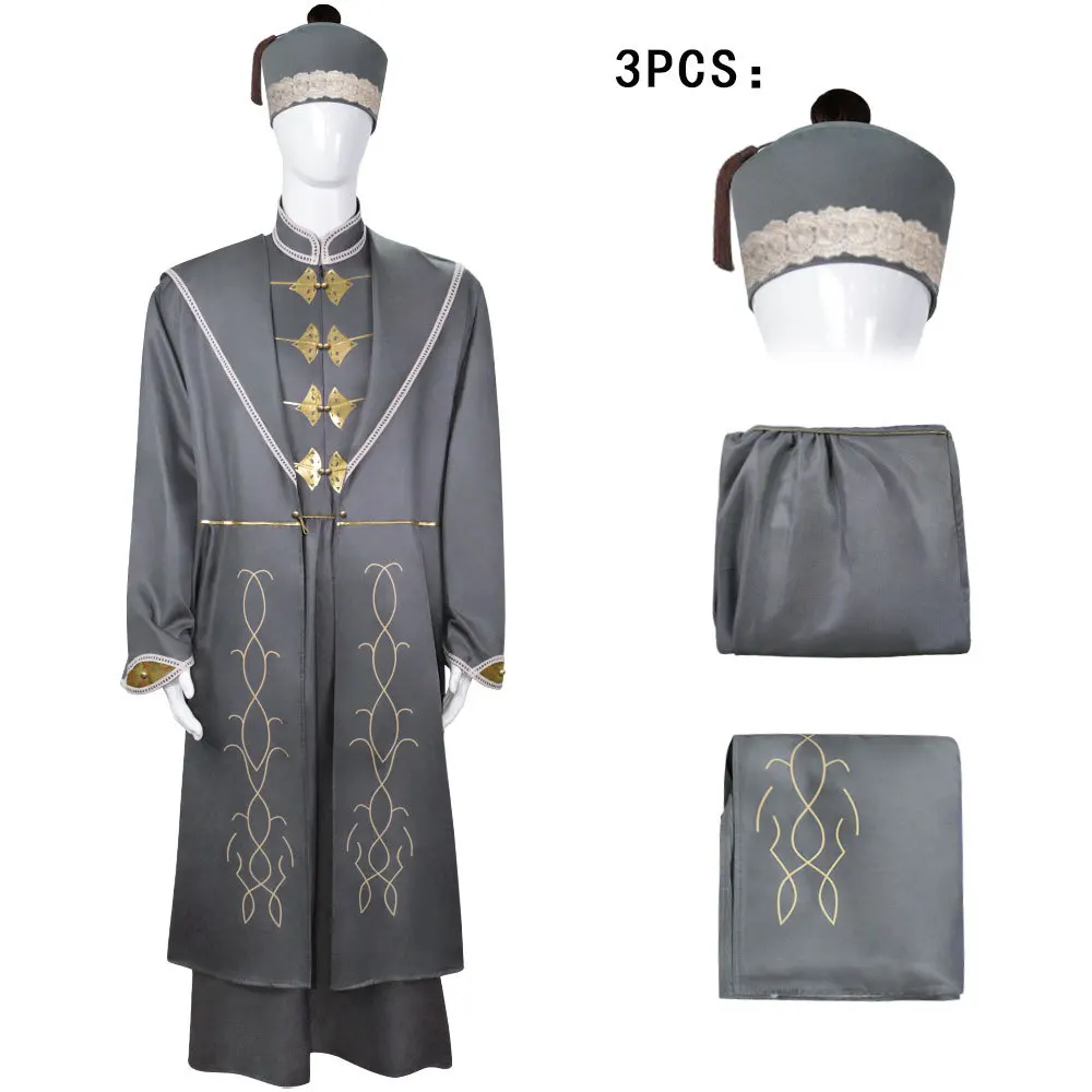 Anime-inspiriertes Cosplay-Outfit aus weichem Stoff für Dumbledore Cosplay-Kostüm, Zubehör, Umhang, Requisite für Bühnenauftritte