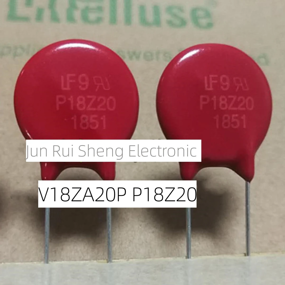 1/10/20PCS New Original Litteifuse For V18ZA20P P18Z20 Red Varistor 18V 2KA DISC 20MM Rheostat AC10 DC14 22000pF MOV V18ZA20P