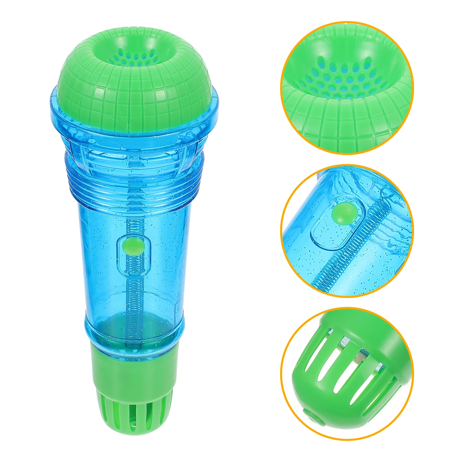 어린이용 에코 마이크 밝은 색상 디자인 음악 장난감 조기 교육 소리 증폭 물리적 학습 재미있는 노래