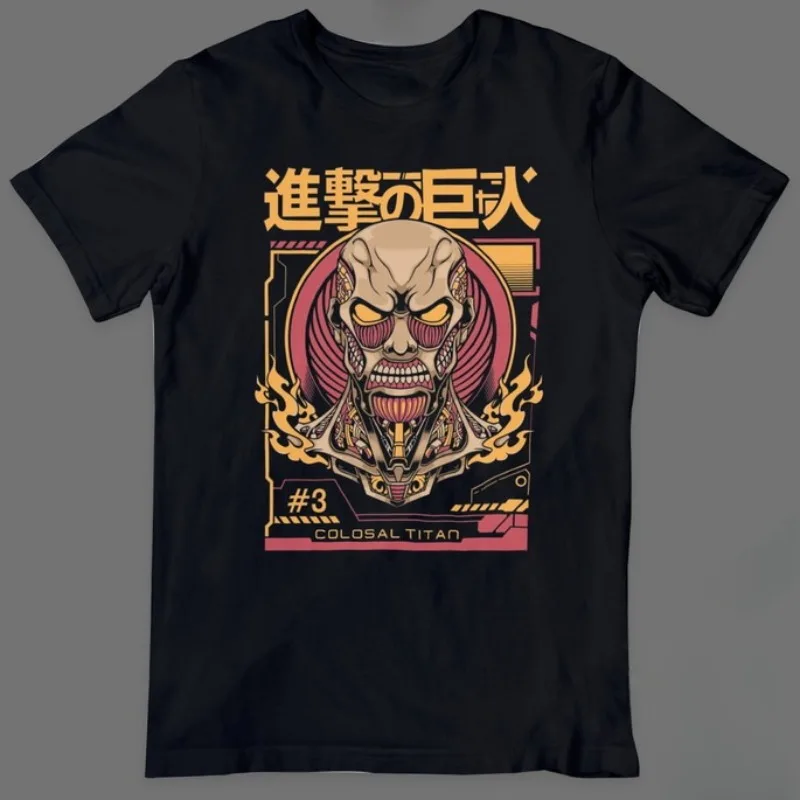 

Eren Jaeger Attack on Titan T Shirt Shingeki No Kyojin Anime Summer Cotton Men Women Couple Tees Streetwear Unisex Casual Tops