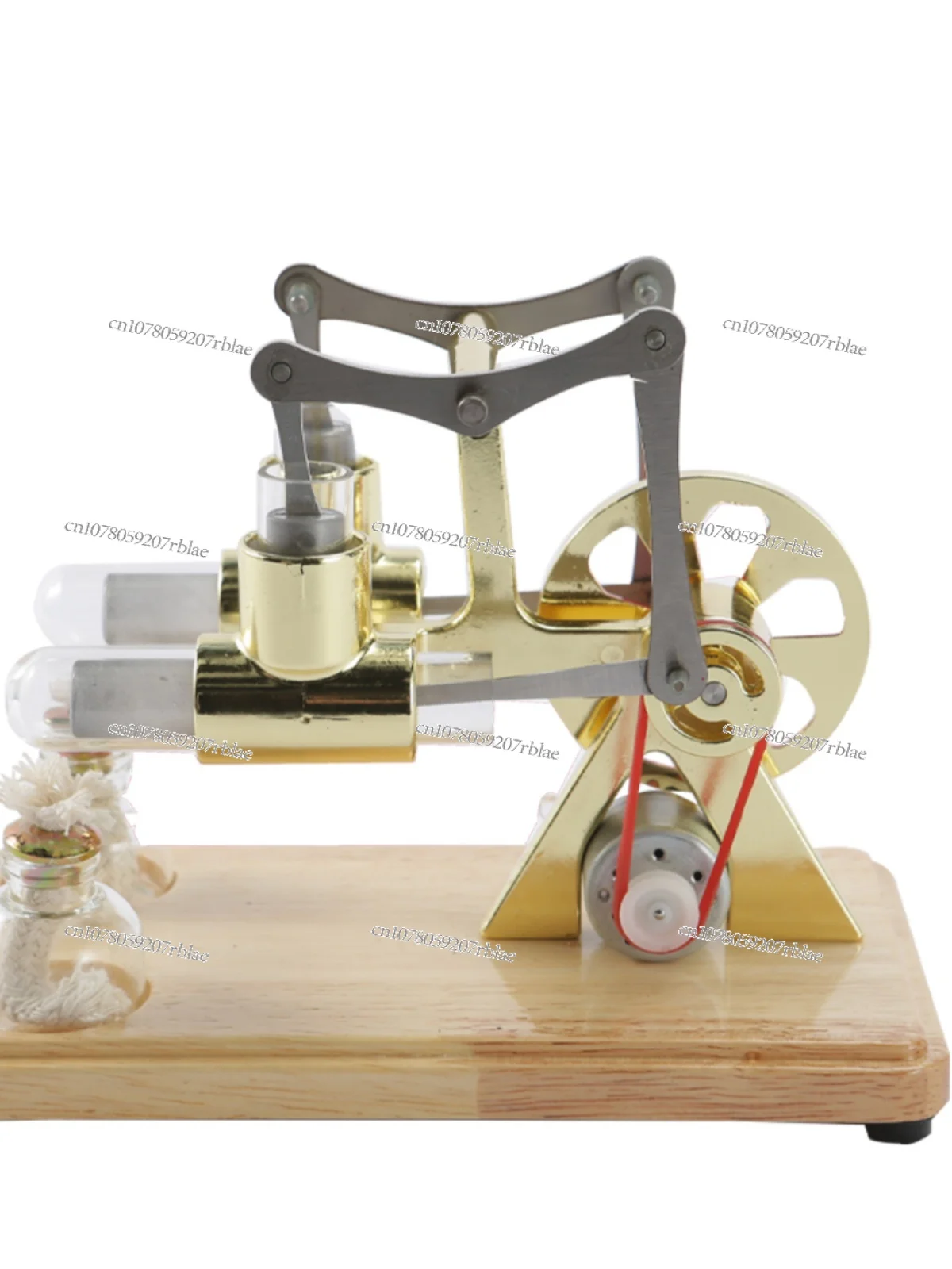 Double Cylinder Engine Physics Science Experiment, Balance Type Generator, Steam Engine Science and Education Toy Model