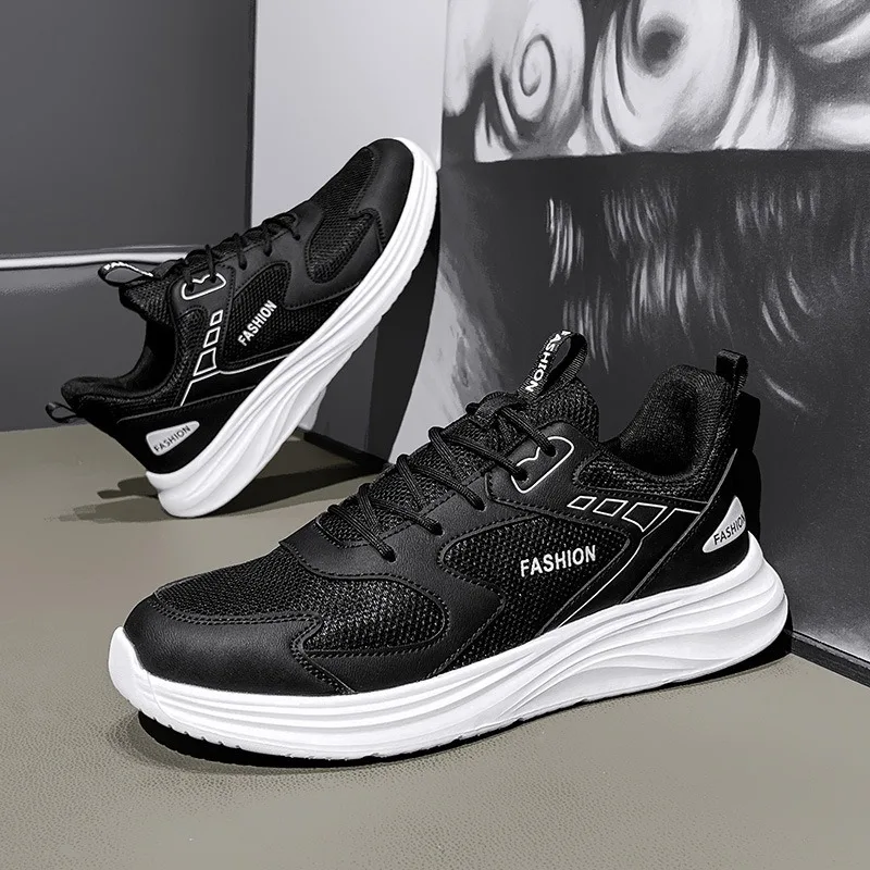 Sneakers da uomo Mesh scarpe Casual traspiranti scarpe da corsa sportive resistenti all'usura per uomo scarpe da allenamento da Tennis Zapatillas Hombre