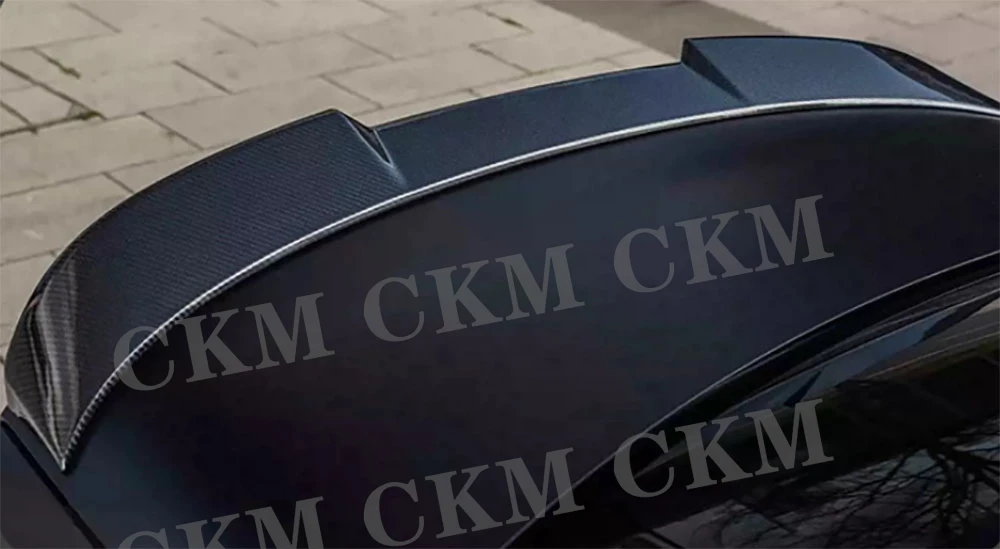 ألياف الكربون الخلفي سبويلر الخلفي الجذع سبويلر الجناح اكسسوارات لسيارات BMW 2 سلسلة G87 M2 2023 + مجموعات هيكل السيارة FRP #5