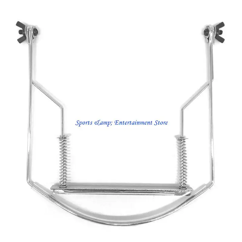 G7NF معدن هارمونيكا الرقبة حامل القيثارة رف دعم قوس ل 10 ثقوب هارمونيكا الآلات