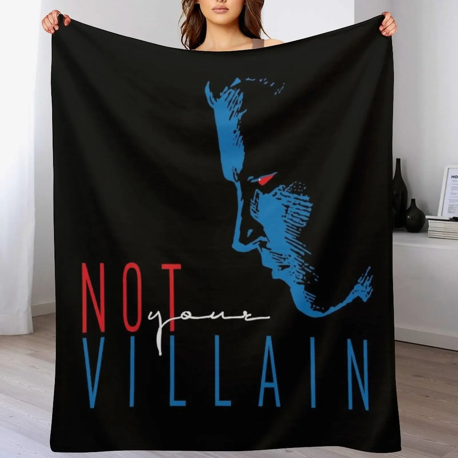 Not Your Villain Throw Blanket Luxury Thin Camping blankets ands Blankets