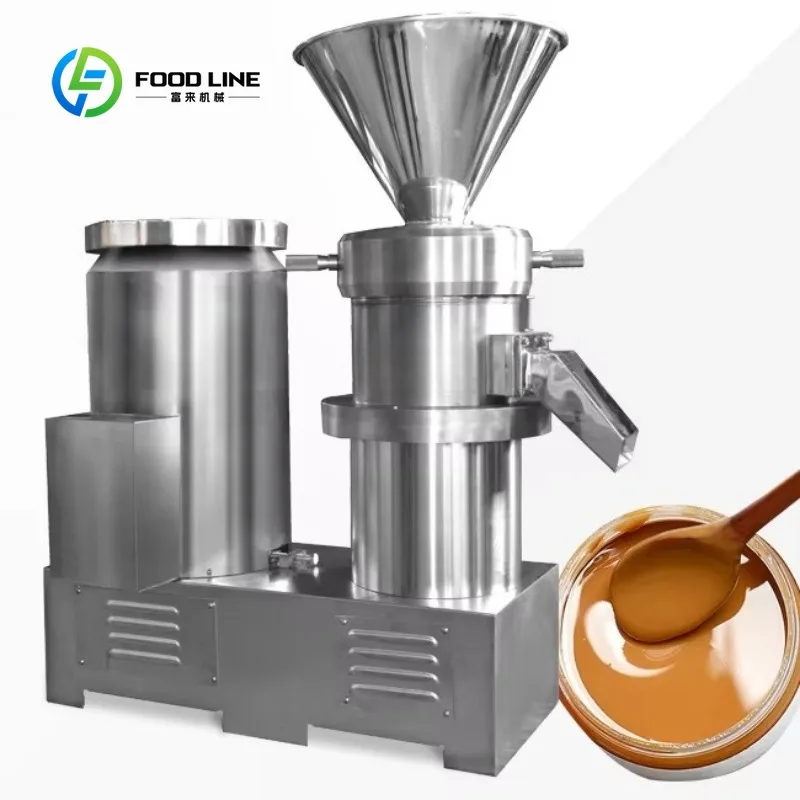 Customized Commercial Peanut Butter Production Machine Auto Cleaning System Time Saving for Food Processing Warehouses