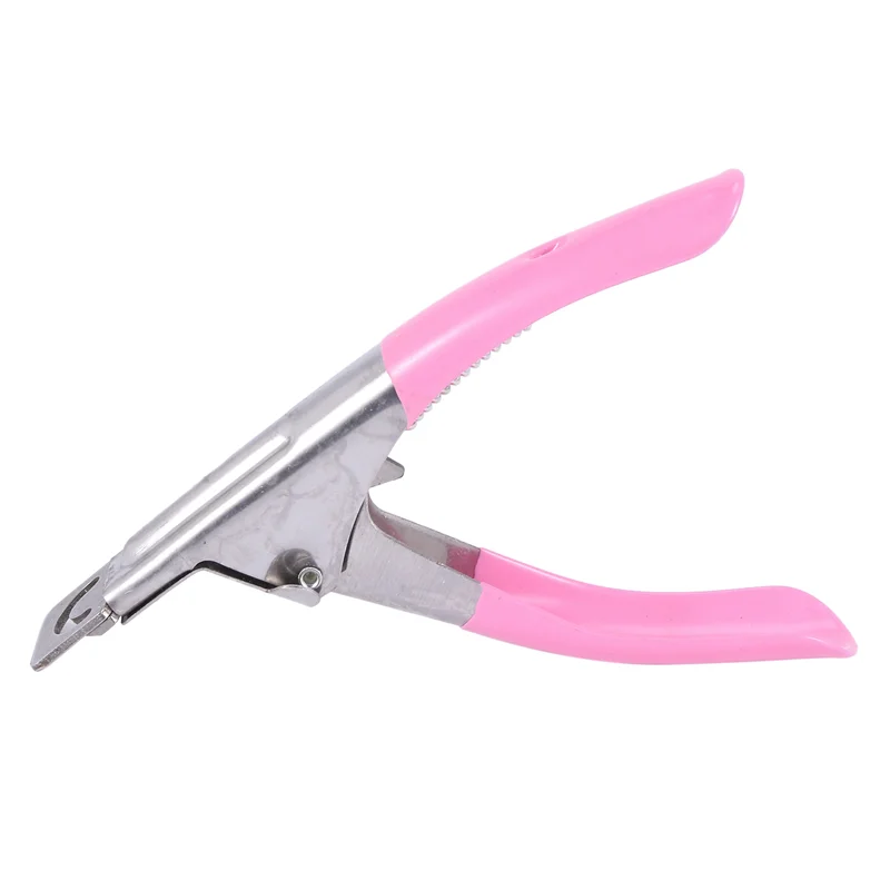 

2X Nail Clippers For Nails And False Acrylic Nails Easy To Use Pink.