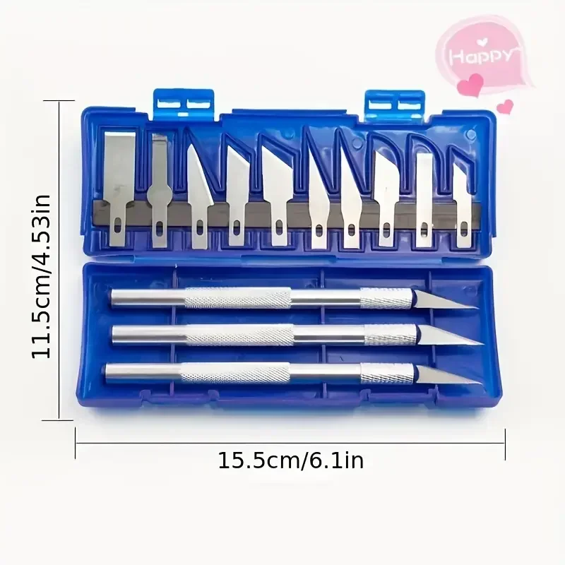 Graveren Vleesmes Set Koolstofstaal Scalpel Mes Gereedschap Kit Polymeer Klei Pen Mes Ambachten Carving Cutter Reparatie Tools