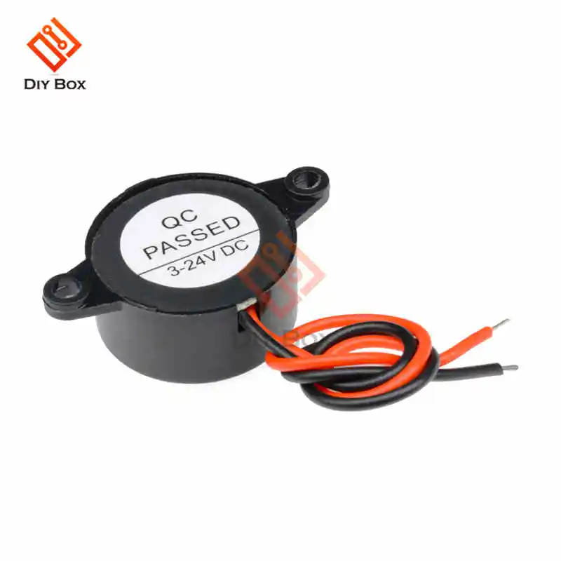 High-Decibel SFM-20B DC3-24V Durable Piezo Electronic Buzzer Alarm 95DB Continuous Sounder Buzzer Active Piezoelectric Buzzer