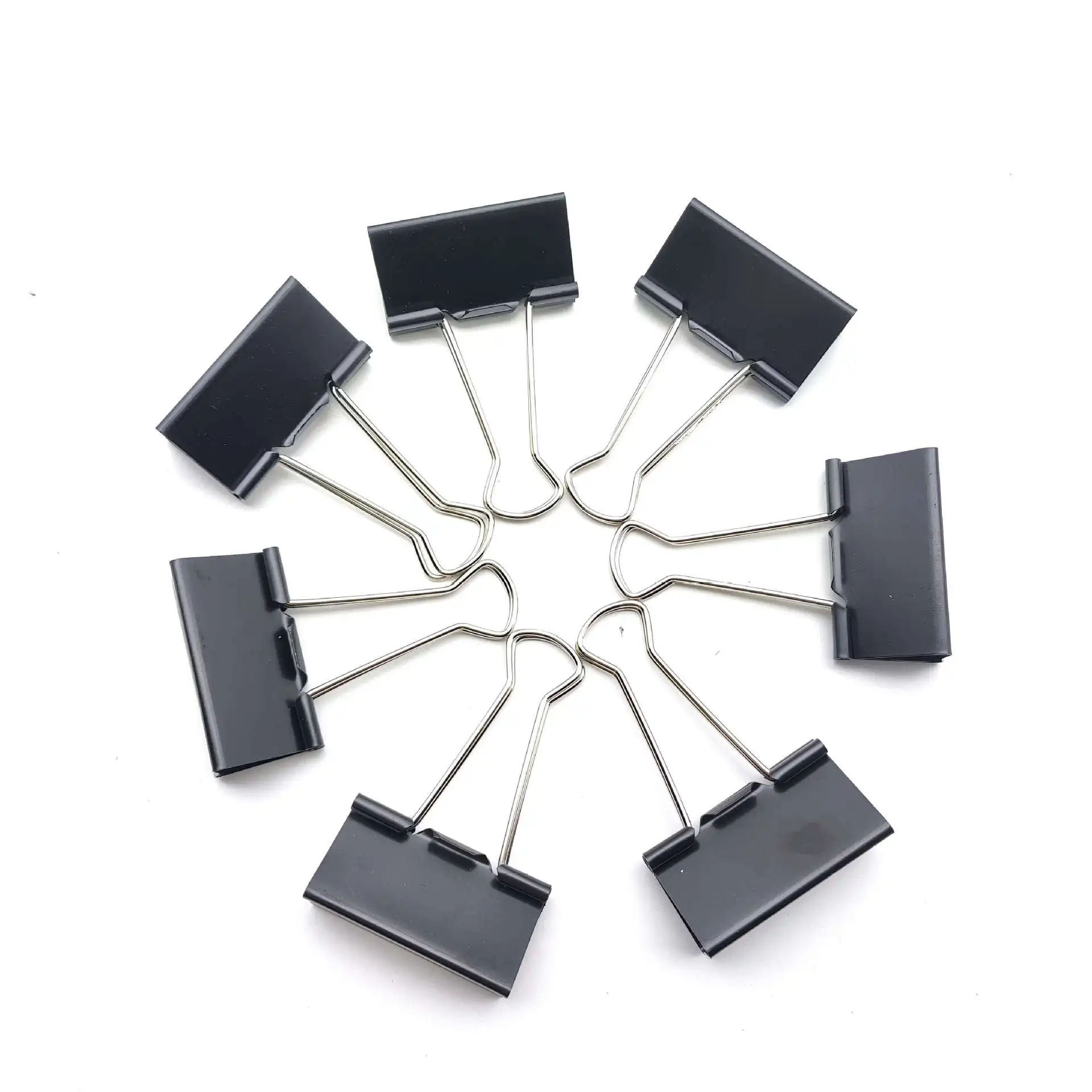 12Pcs/1BOX Binder Clip Clamps Long Tail Combination Folder Bookmark Paper Ticket Clips Effortless School Office Supplies