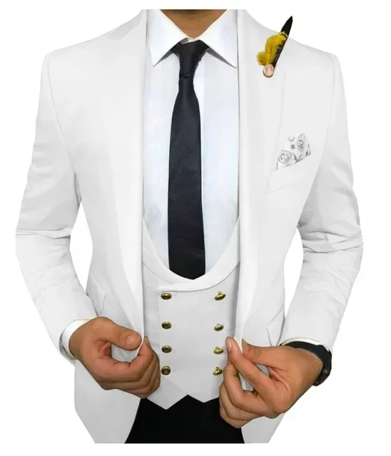 Esmoquin de boda burdeos, trajes ajustados para hombres, traje de padrino de boda, trajes formales de graduación de tres piezas para novio, trajes de boda para hombres