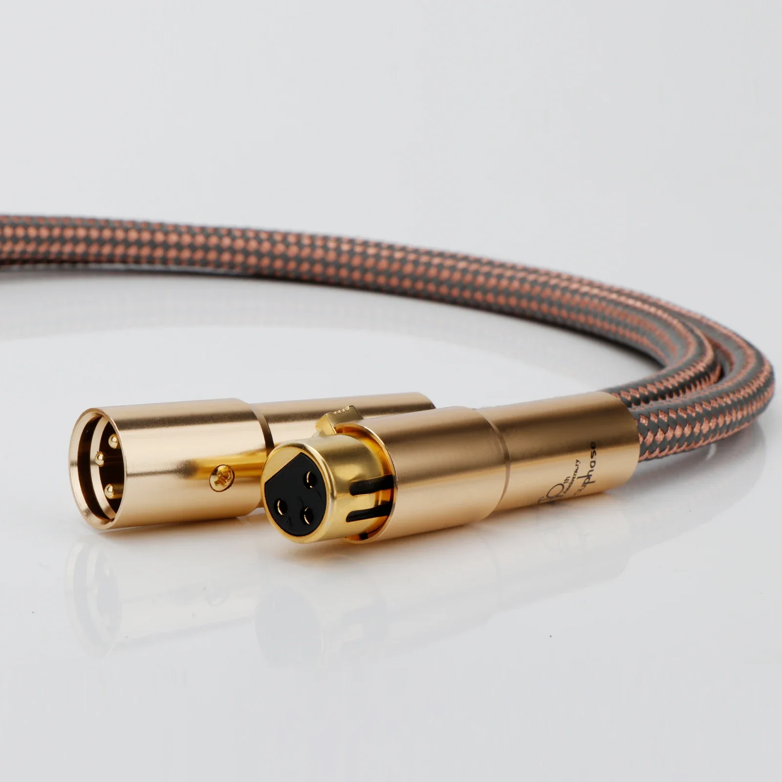 

Pair Accuphase 40th XLR Cable Wire OCC XLR Male to Female High Purity Oxygen Free Copper Cable X434