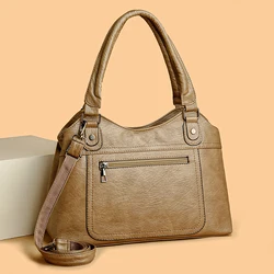 Nuova borsa da donna semplice retrò Borsa a tracolla da donna di design famoso di lusso Borse a tracolla da donna in morbida pelle di alta qualità