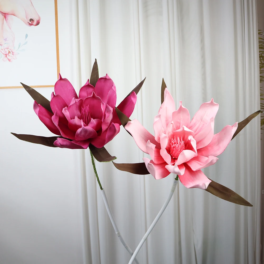 

Поддельный цветок PE Magnolia, Искусственные цветы, Эстетический декор комнаты, Пасхальное украшение, Свадьба, Рождественские товары, Высокое качество