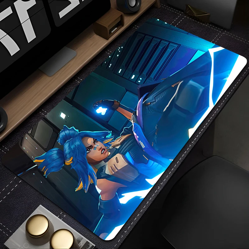 

Коврик для мыши V-valorant Neon, расширенный игровой коврик для мыши с прошитыми краями, настольный коврик, нескользящая основа, коврик для компьютерной клавиатуры для ноутбука